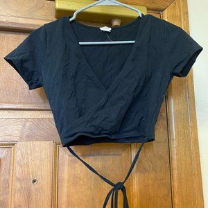 Garage Black Tie Down Shirt Size Medium